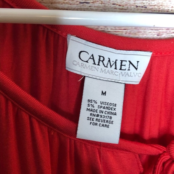 NWT Carmen Marc Valvo Carol Blouse - Picture 6 of 7
